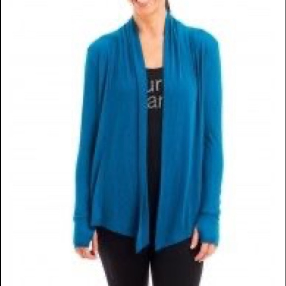Pure Barre by Splits59 Teal Cardigan